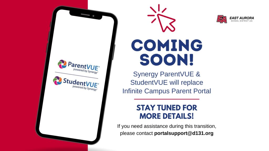 Coming Soon ParentVUE & StudentVUE Eng