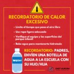 Excessive heat reminder & Guide D131 Spanish