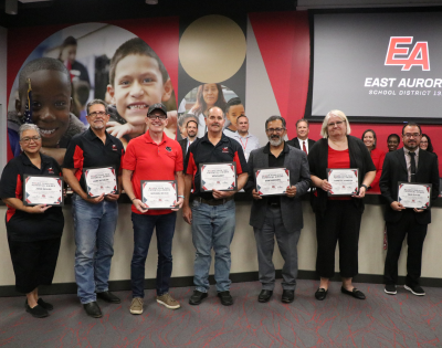 EAHS Marching Band Field Trip Donors Recognized at Board Meeting