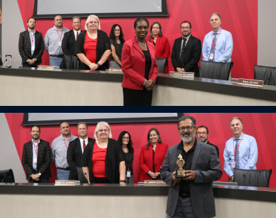 EASD 131 Board of Education Honors Resigning Board Member and Welcomes New Board Member 