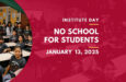 Reminder: No School on January 13, 2025