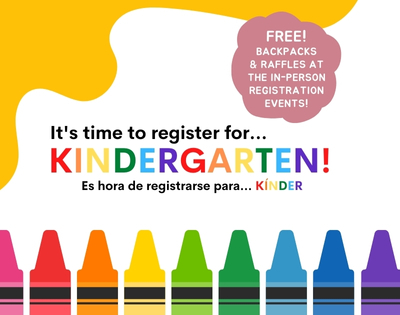 It's Time to Register for Kindergarten!